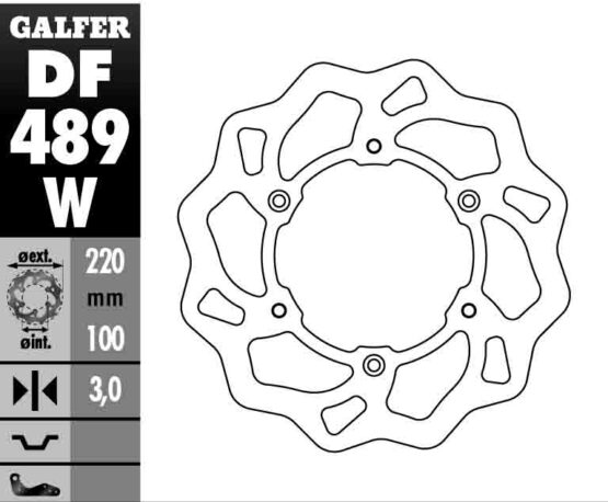 Solid Wave Brake Rotor - Image 3