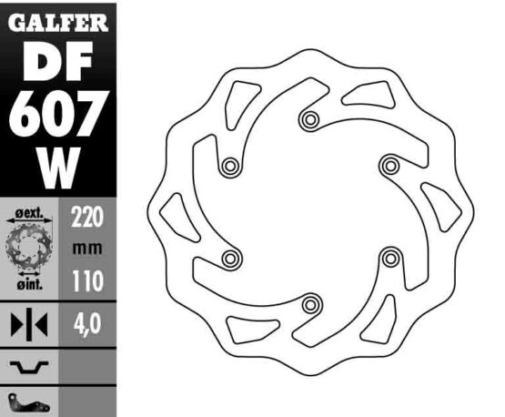 Solid Wave Rear Brake Rotor - Image 4