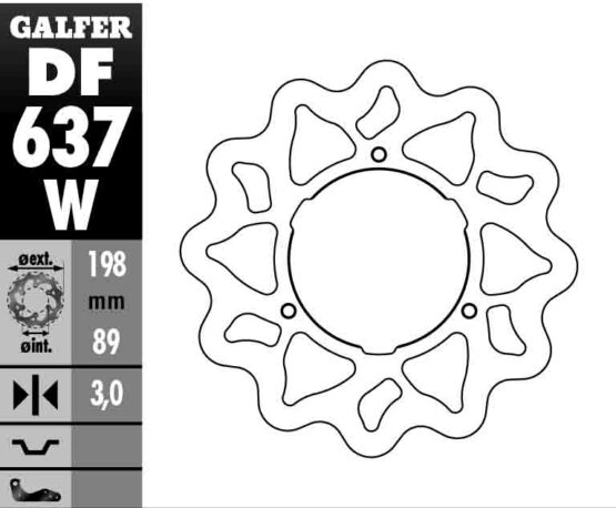 Solid Wave Brake Rotor