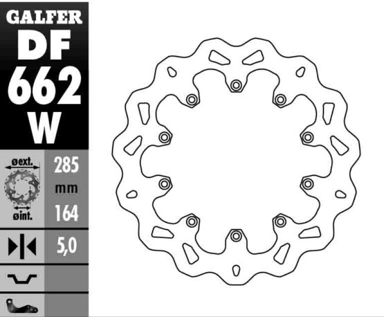 Solid Wave Brake Rotor - Image 2