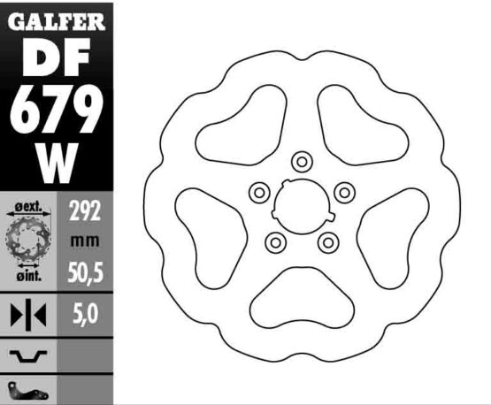 Solid Wave Front Brake Rotor - Image 2