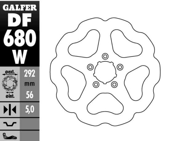 Solid Wave Brake Rotor - Image 2