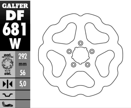 Solid Wave Rear Brake Rotor - Image 2