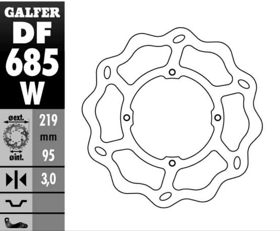 Solid Wave Brake Rotor - Image 3