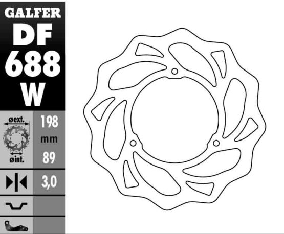 Solid Wave Brake Rotor - Image 3