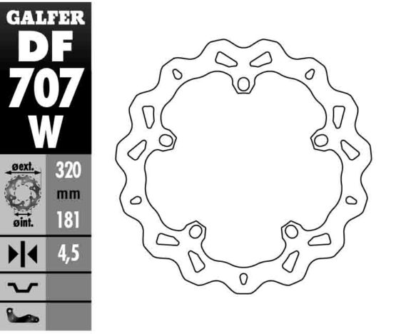 Solid Wave Brake Rotor - Image 4