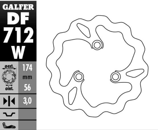 Solid Wave Brake Rotor