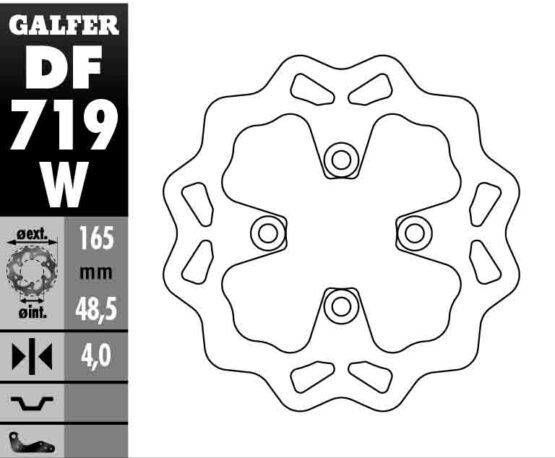 Solid Wave Brake Rotor