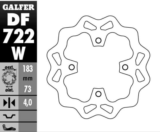 Solid Wave Brake Rotor