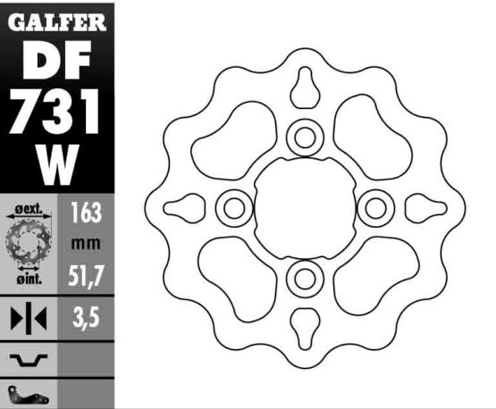 Solid Wave Brake Rotor