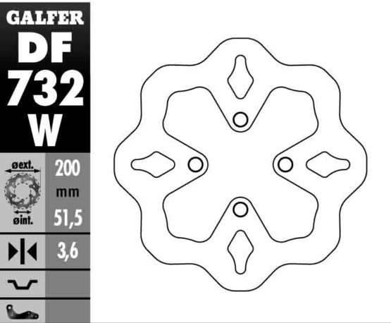 Solid Wave Rear Brake Rotor - Image 2