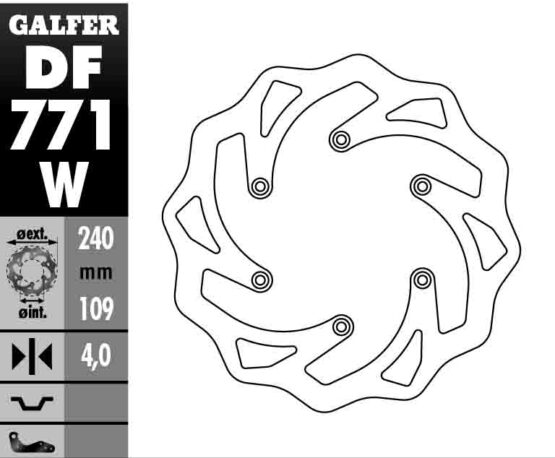 Solid Wave Rear Brake Rotor - Image 3