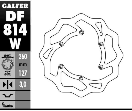 Solid Wave Brake Rotor