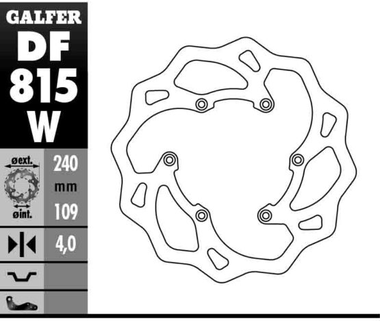 Solid Wave Brake Rotor