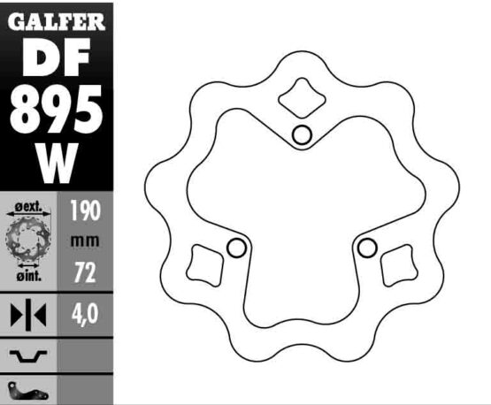 Solid Wave Brake Rotor - Image 2