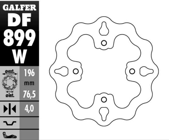 Solid Wave Brake Rotor - Image 2