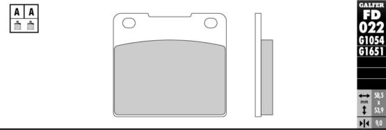 Semi-Metallic Compound Brake Pads - Image 2