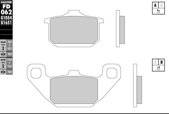 Semi-Metallic Compound Brake Pads - Image 2