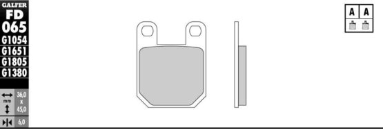 Semi-Metallic Compound Brake Pads - Image 2