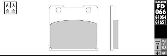 Semi-Metallic Compound Brake Pads - Image 2