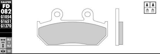 Semi-Metallic Compound Brake Pads - Image 2