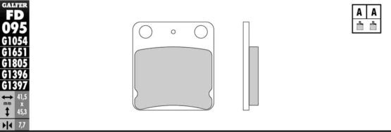 Semi-Metallic Compound Brake Pads - Image 2