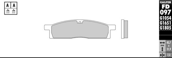 Semi-Metallic Compound Brake Pads - Image 2