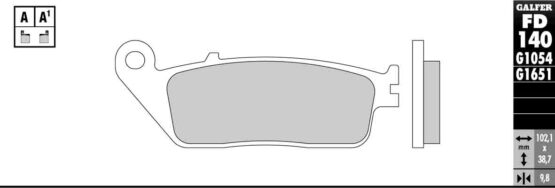 Semi-Metallic Compound Brake Pads - Image 2