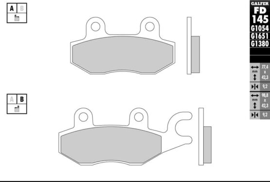 Semi-Metallic Compound Brake Pads - Image 2