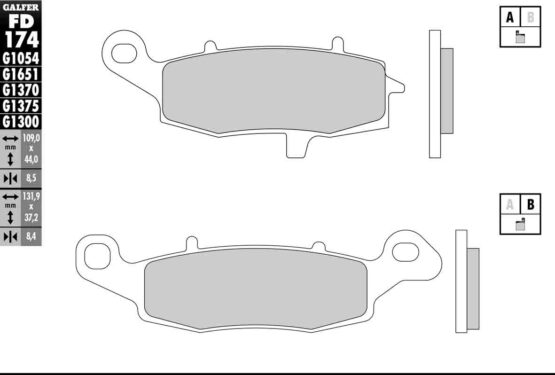 Semi-Metallic Compound Brake Pads - Image 2