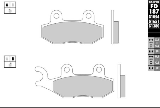 Semi-Metallic Compound Brake Pads - Image 2