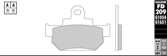 Semi-Metallic Compound Brake Pads - Image 3