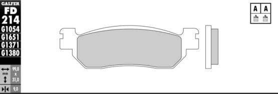 Semi-Metallic Compound Brake Pads - Image 2