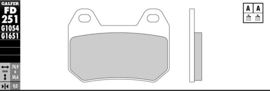 Semi-Metallic Compound Brake Pads - Image 3