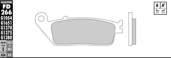 Semi-Metallic Compound Brake Pads - Image 2