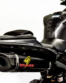 Carbon Fiber Dual Slip On Exhaust For 07-08 Yamaha R1