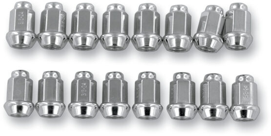 ITP 3/8"-24 60 Degree Tapered Chrome Lug Nuts Qty 16