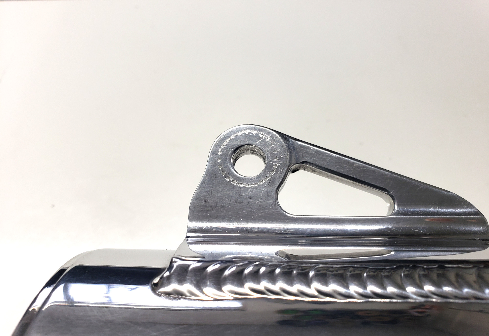 RT5 Polished Aluminum Slip On Exhaust Muffler - Image 8