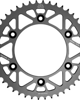 Black Aluminum Rear Sprocket - 46 Tooth 520