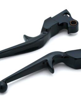 Kuryakyn Black Trigger Lever Set Fits Harley FLH FLT FXD FXR FLST FXST XL