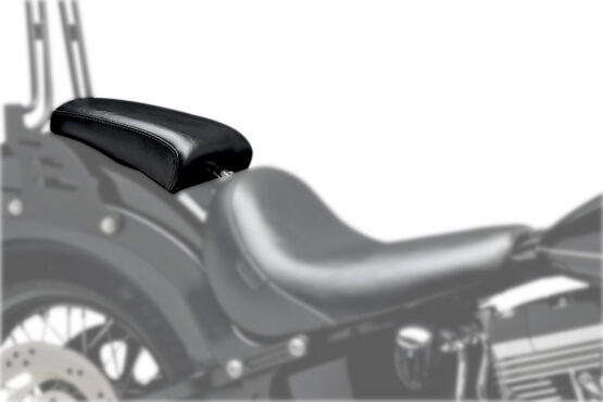 Bare Bones Smooth Vinyl Pillion Pad - Black