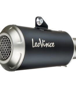 LV-10 Black Stainless Steel Slip On Exhaust Muffler