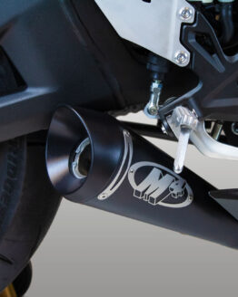 GP19 Black Slip On Exhaust w/Link Pipe