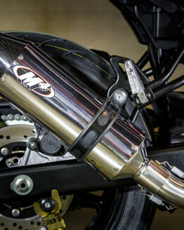 Standard Mount Full Exhaust w/ Stainless Muffler & Stainless Tubing