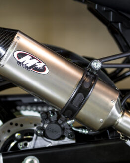 High Mount Full Exhaust w/ Titanium Muffler & Stainless Tubing