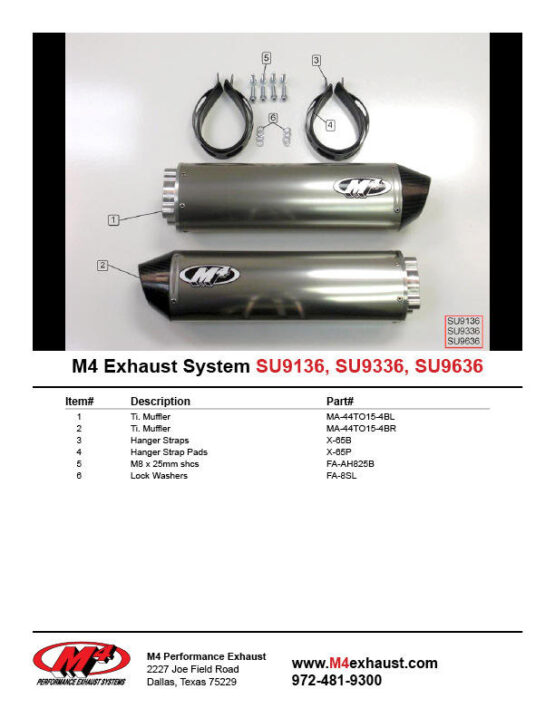 Titanium Dual Bolt On Exhaust Mufflers - Image 4