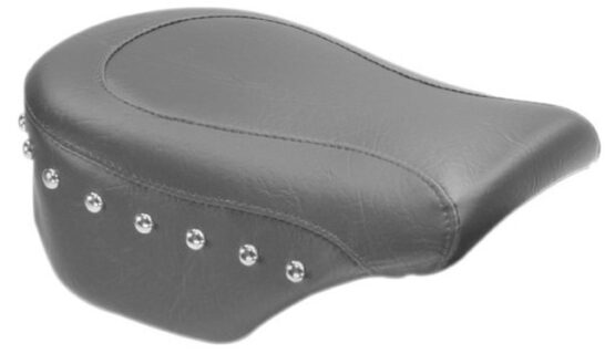 Studded Vinyl Pillion Pad - Black