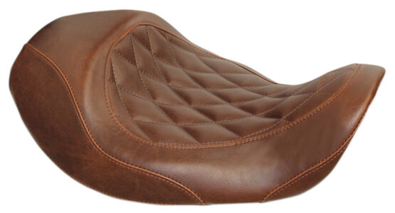 Tripper Diamond Synthetic Leather Solo Seat Brown