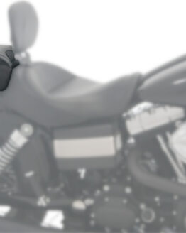 Vintage Wide Smooth Pillion Pad - Black