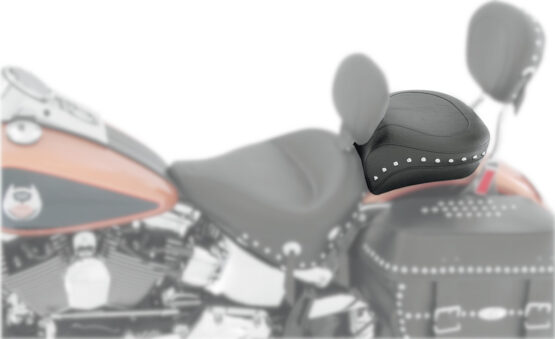 Wide Studded Naugahyde Pillion Pad